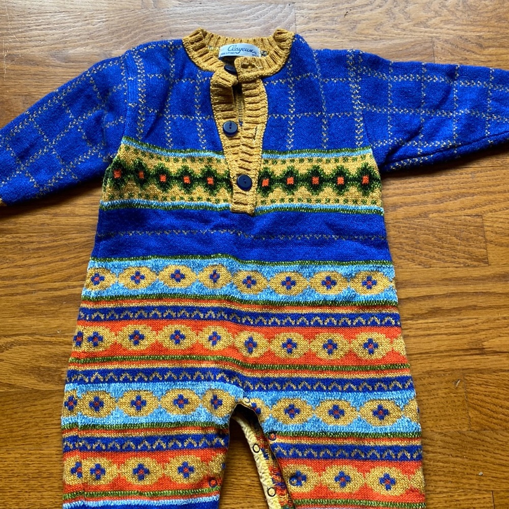 Clayeux knit Romper sz 18 m